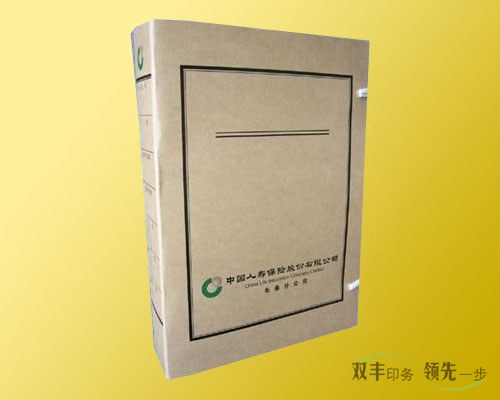 保險公司業(yè)務(wù)檔案袋印刷