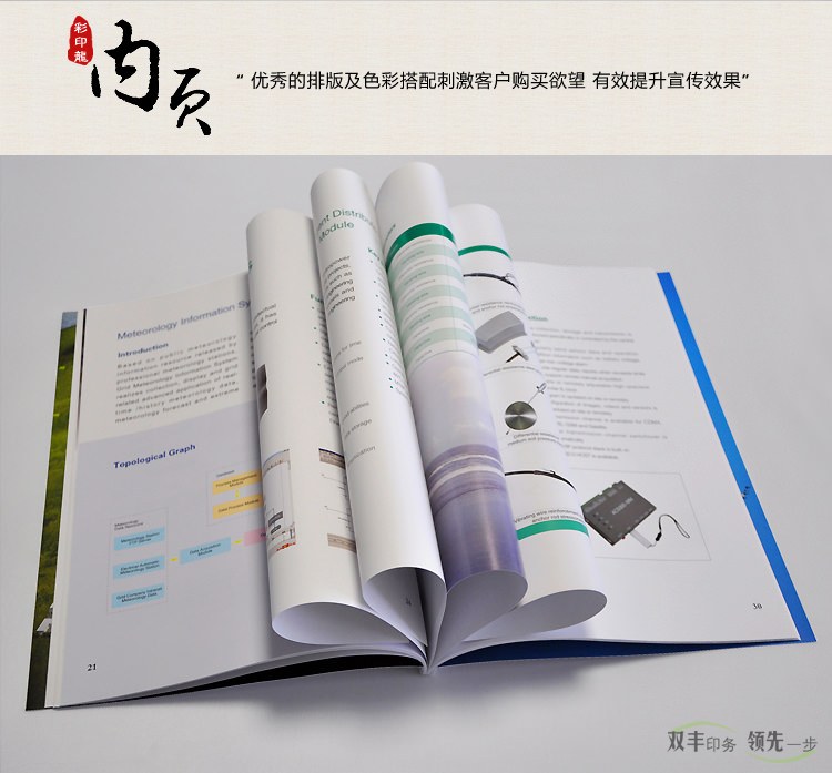 內(nèi)頁：優(yōu)秀的排版及色彩搭配刺激客戶購買欲望，有效提升宣傳效果
